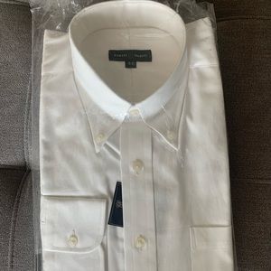NWT Robert Talbott White Button Shirt!